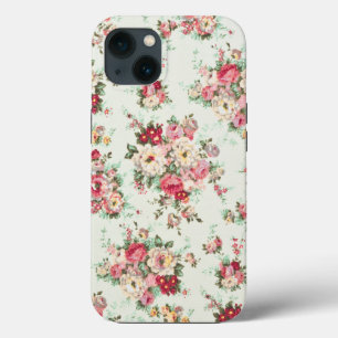 Minimal Custom Floral Photo iPhone 13 Case