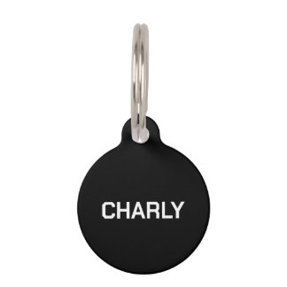 Minimal Custom Name Dog & Cat Pet ID Tag