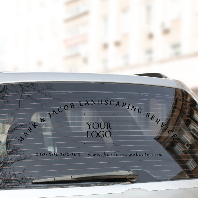 Minimal Custom Text Business Logo Car Truck Door (Creator Uploaded)