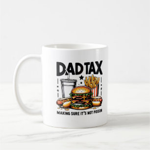 Minimal Dad Tax Food Icon Art Coffee Mug
