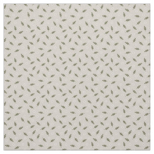 Minimal Daisy Sprig Countryside Rustic Charm Fabric