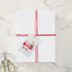 Minimal Daisy Thank You Gift Tags