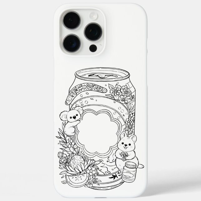 Minimal Dark Horror Eyes in the Darkness Case-Mate iPhone Case (Back)