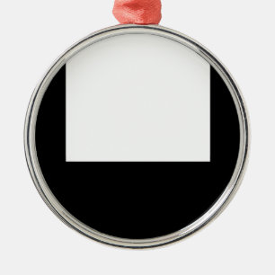 Minimal Design Photo frame Round Ornament