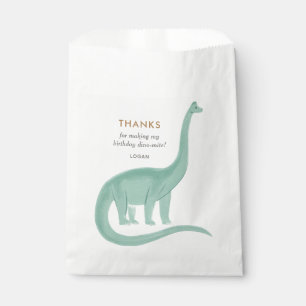 Minimal Dinosaur Birthday Party Favour Bag