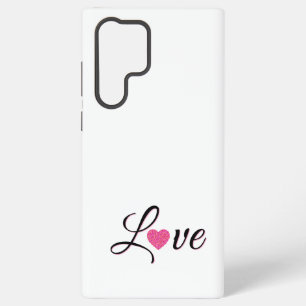 Minimal Dotted Heart Design Samsung Galaxy Case