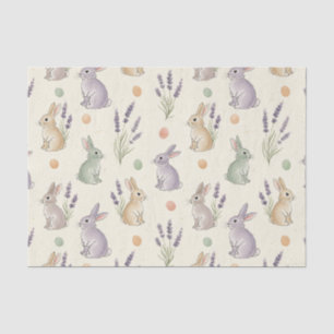 Minimal Easter Bunny Pastel Spring Pattern (1) Tissue Paper