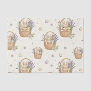 Minimal Easter Bunny Pastel Spring Pattern (4) Tissue Paper