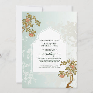 Minimal Elegance Wedding Invitation   Pearlescent 