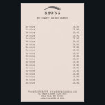 Minimal elegant Augenbrauen  Flyer<br><div class="desc">Personalisierbarer Flyer mit Augenbraue Illustration.Perfekt für Augenbrauen & Makeup Artisten,  Friseure und Kosmetiker. Editiere dein Produkt in Minuten in dem Du deine Daten hinzu fügst. Über "weiteres personalisieren" kannst Du die Schriftart/Farbe/Position verändern.</div>