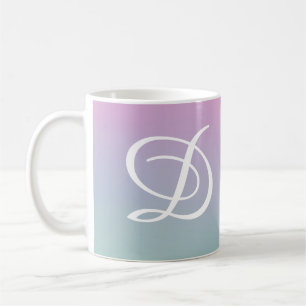 minimal elegant Colourful gradient retro pattern Coffee Mug