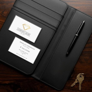 Minimal Elegant Golden Emblem For any Profession Business Card
