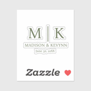 Minimal & Elegant & White Wedding Envelope Seals