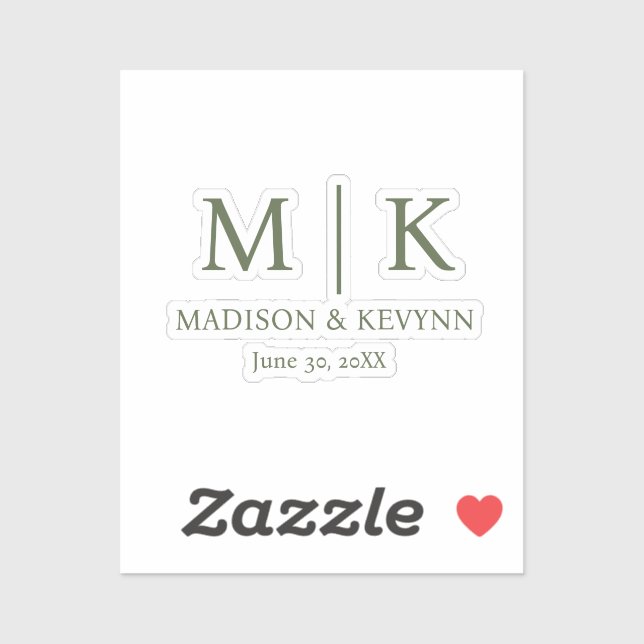 Minimal & Elegant & White Wedding Envelope Seals  (Sheet)