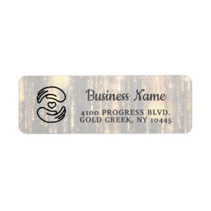 Minimal Etsy / Handmade Shop Packaging Label Return Address Label