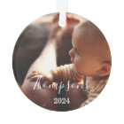 Minimal Family Photo Custom Name Script & Year