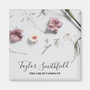 Minimal Floral Magnet