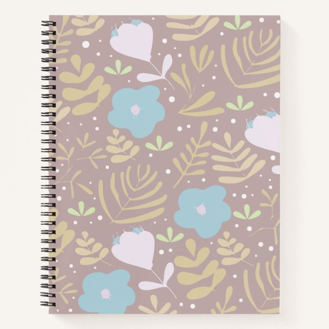 Minimal floral  notebook (Front)