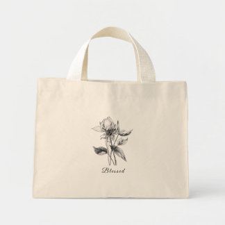 Minimal Floral Tote Number 1