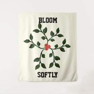 Minimal Floral Vine Design Elegant Botanical Tapestry