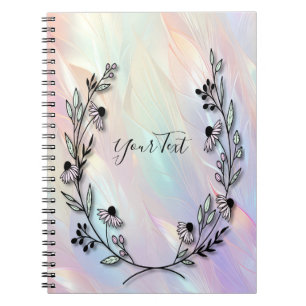 Minimal Flower Notebook