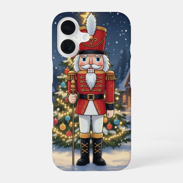 Minimal Forest Cat iPhone Case (Back)