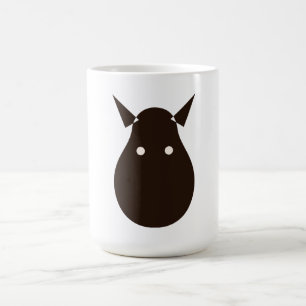 Minimal Fox Silhouette Simple Animal Illustration Coffee Mug