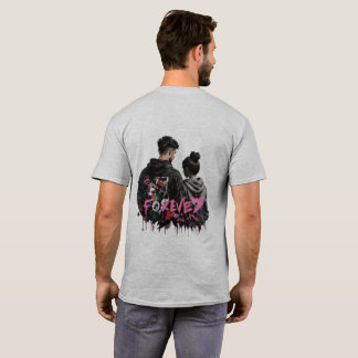Minimal Front Logo Back Print T-Shirt | Good Vibes
