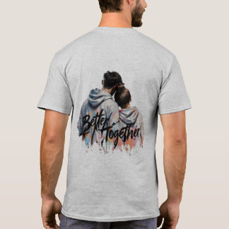Minimal Front Logo Back Print T-Shirt | Good Vibes