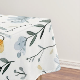 Minimal Gentle Colourful Garden Wildflowers Nurser Tablecloth