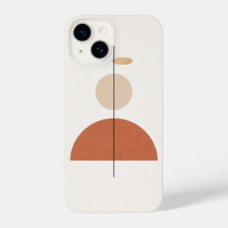 Minimal Geometric Abstract Art iPhone 14 Case