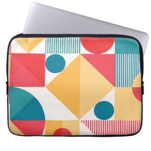 Minimal geometric laptop sleeve