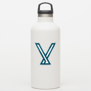 Minimal Geometric Mountain Letter V
