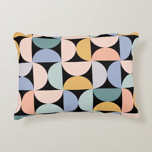 Minimal Geometry: Scandinavian Artwork Poster Decorative Cushion (Front)
