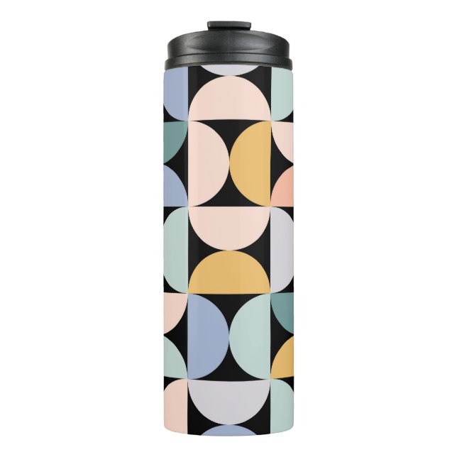 Minimal Geometry: Scandinavian Artwork Poster Thermal Tumbler (Front)