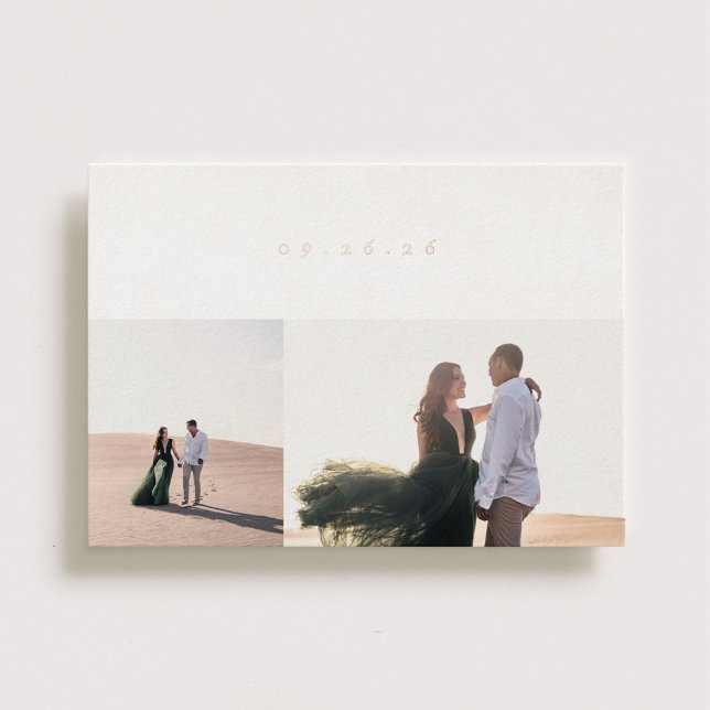 Minimal Glimmer Wedding Save the Date (Creator Uploaded)