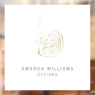 Minimal Gold Designer Abstract Logo
