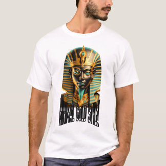 Minimal Gold Mask T-Shirt – Luxury Streetwear