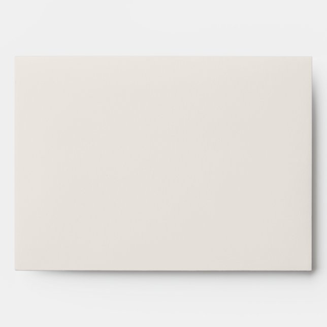 Minimal Gold Text Classic Wedding Invitation Envelope (Front)