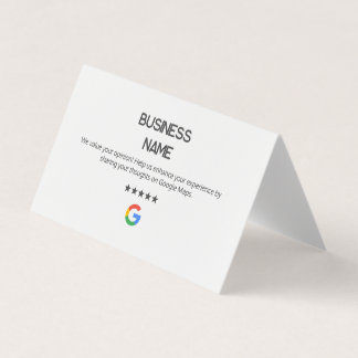 Minimal Google Review Cards