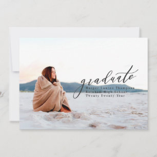 MINIMAL GRADUATION ANNOUNCEMENT