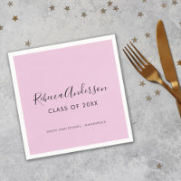 Minimal Graduation Class of 2026 Calligraphy