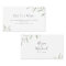 Minimal greenery wedding website Insert card