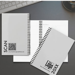 Minimal Grey Black Small Business Appointment Book Planner