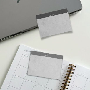 Minimal Grey 'Notes' for Office & Personal Use    Post-it Notes