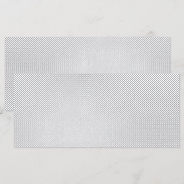 Minimal Grey Polka Dot Pattern  Menu (Front/Back)