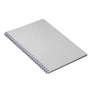 Minimal Grey Polka Dot Pattern Notebook