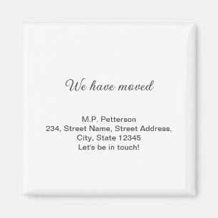minimal grey we have moved add name address text  magnet