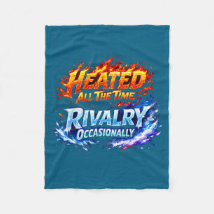 Minimal Heated All Some Time Rivalry Fleece Blanket