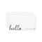 Minimal Hello | Modern Heart Clean Simple White